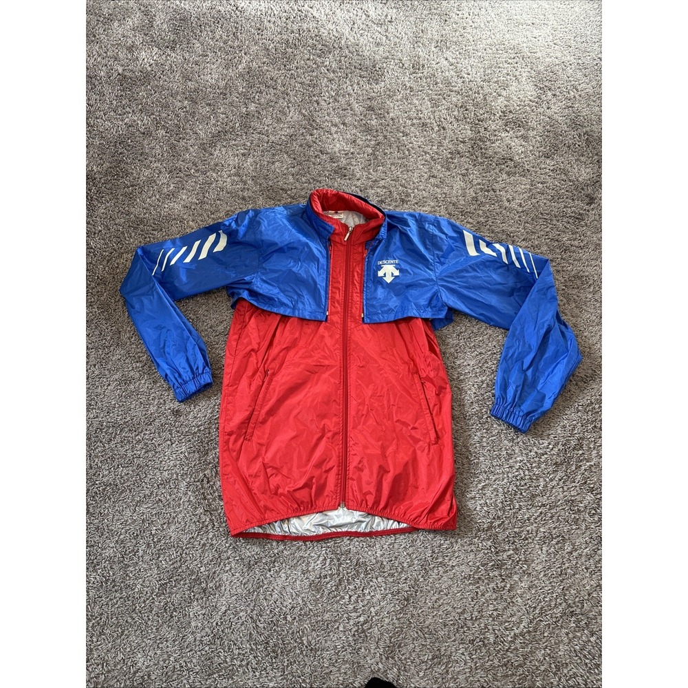 Vintage Descente Cycling Jersey 90s biking‎ cycle Japan Team USA Large L Jacket